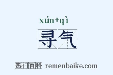寻气是什么意思的图片